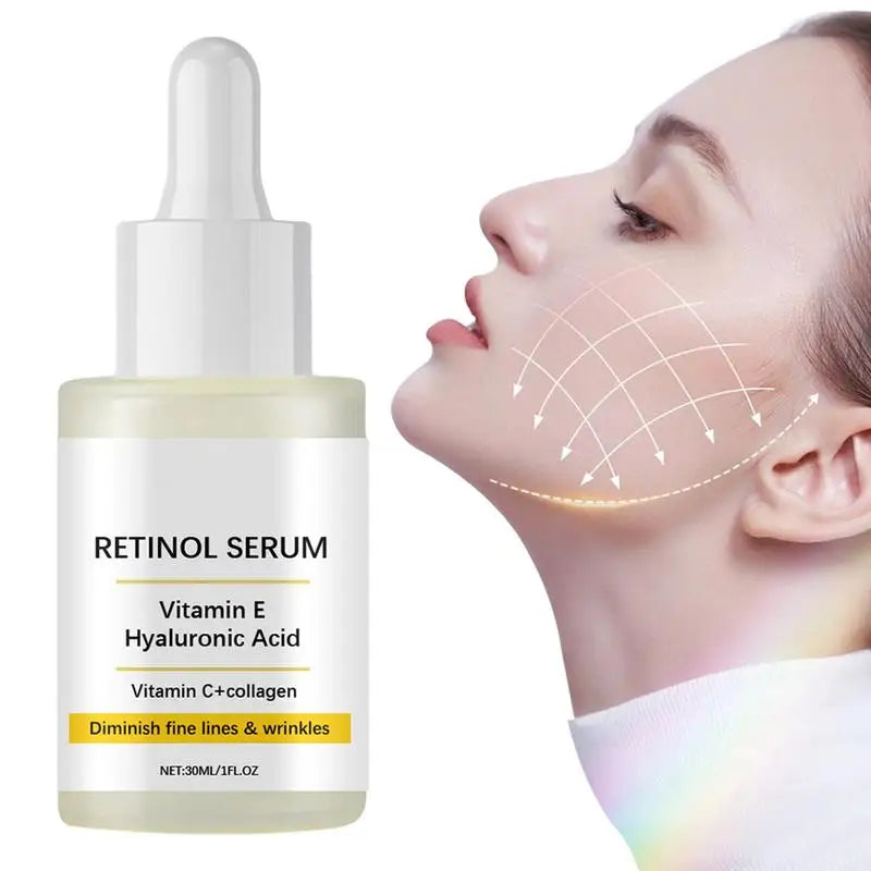 Retinol Deep Moisturizing Fade Fine Line Lifting Firming Hyaluronic Acid Serum