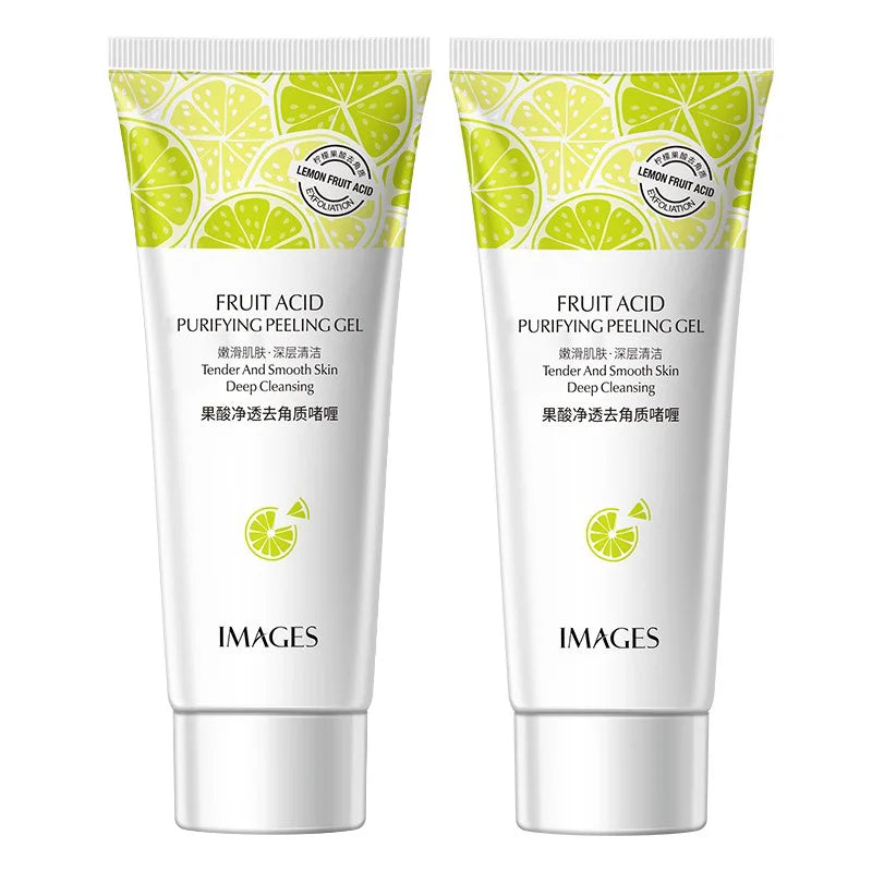 Fruit Acid Peeling Gel Facial Cleansing Exfoliating Peeling Scrub