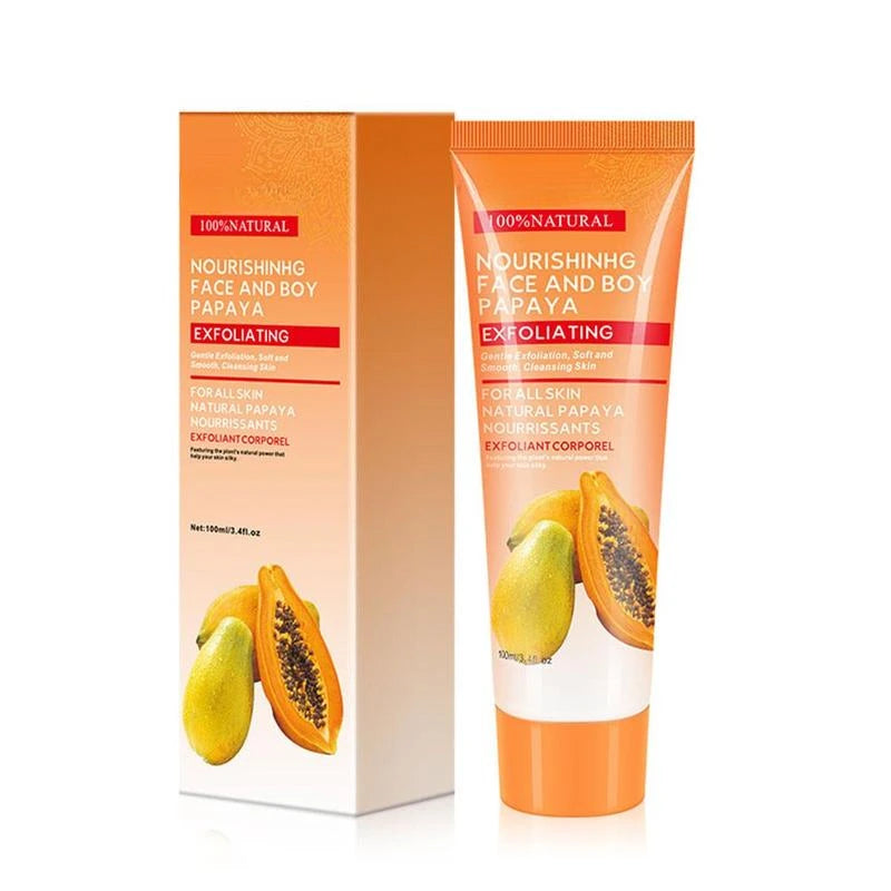100ml Natural Papaya Exfoliating Cream Scrub Peeling Gel